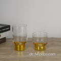 handgeblasenes Kristall -Cocktail -Whiskyglas Set